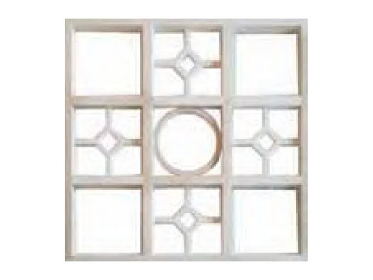 Square & Rosette GRC Screen — GRC jali design AG-02