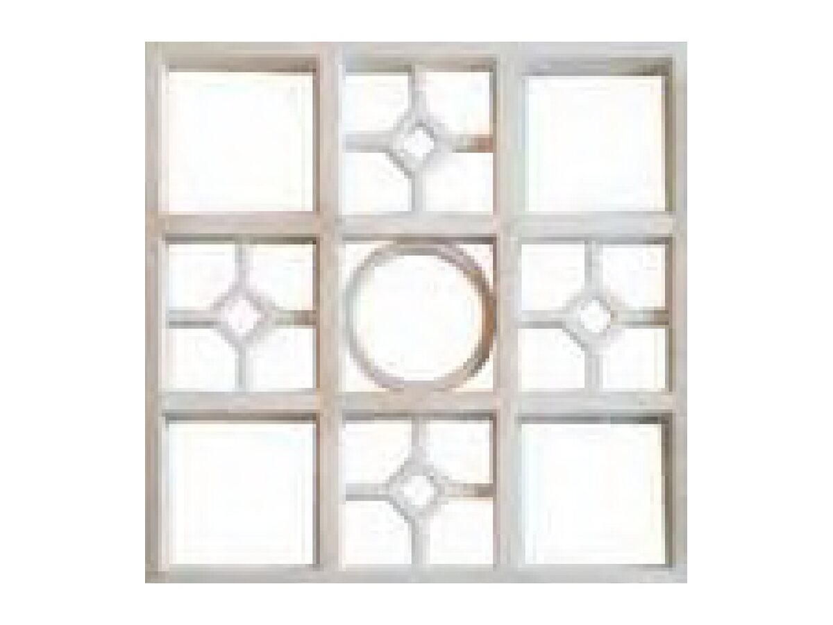 Square & Rosette GRC Screen — GRC jali design AG-02