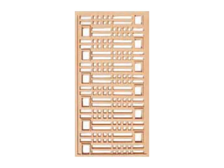 Rectangle Grid GRC Screen — GRC jali design AG-08