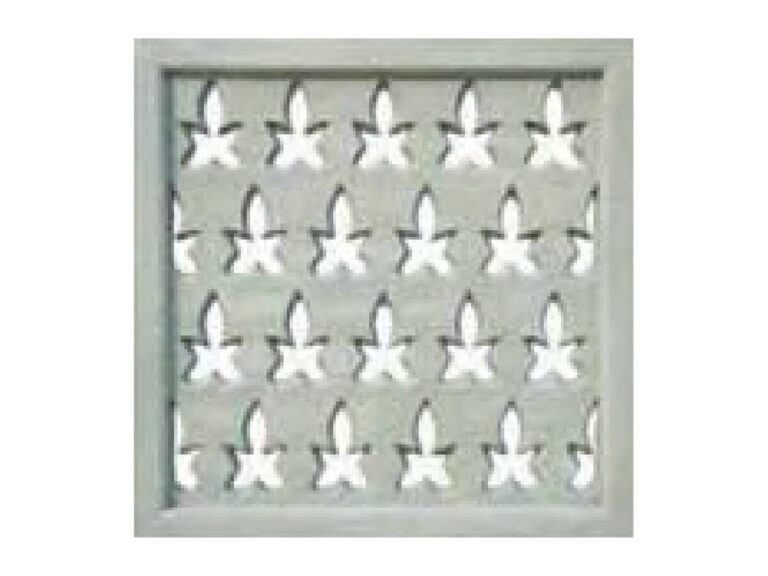 Fleur Pattern GRC Screen — GRC jali design AG-20