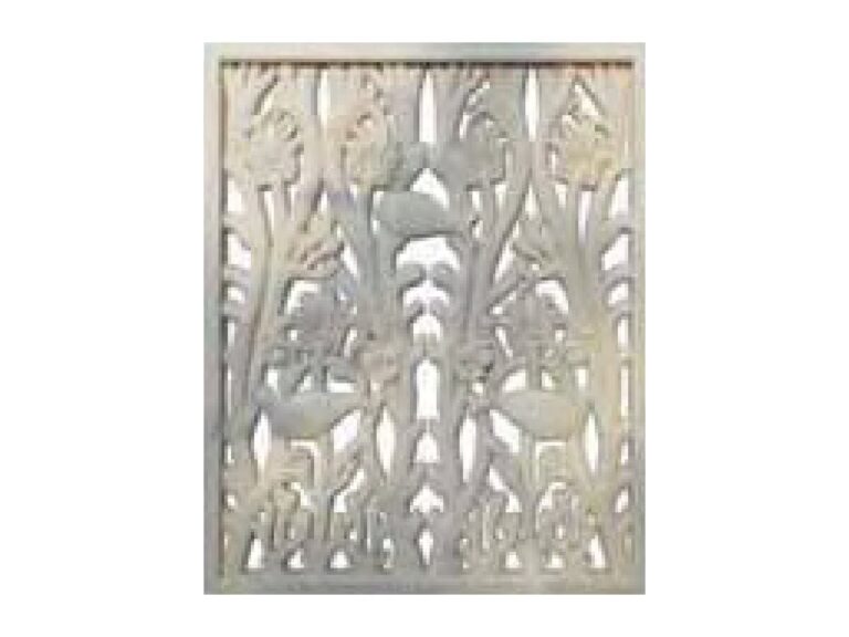 Floral Relief GRC Screen — GRC jali design AG-24