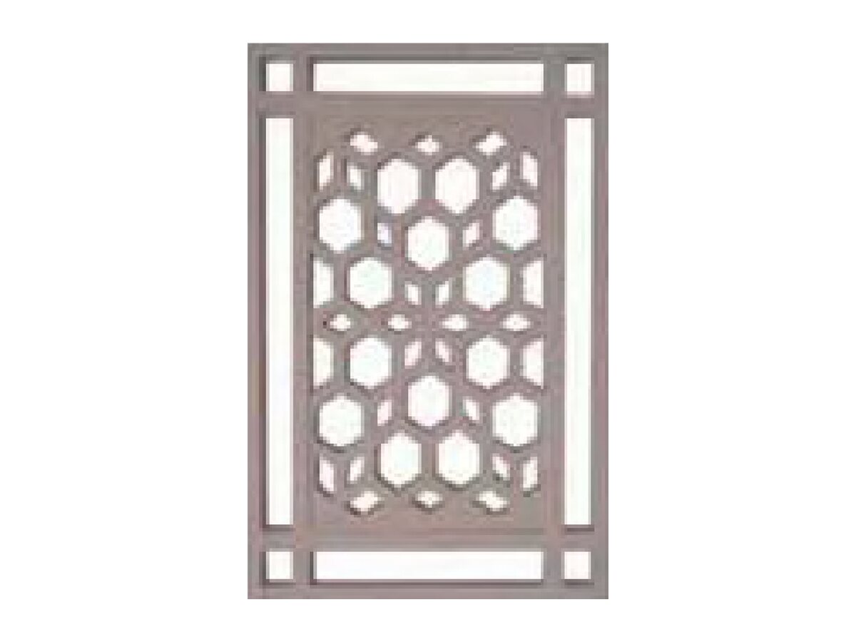 Framed Hexagon GRC Jali — GRC jali design AG-25