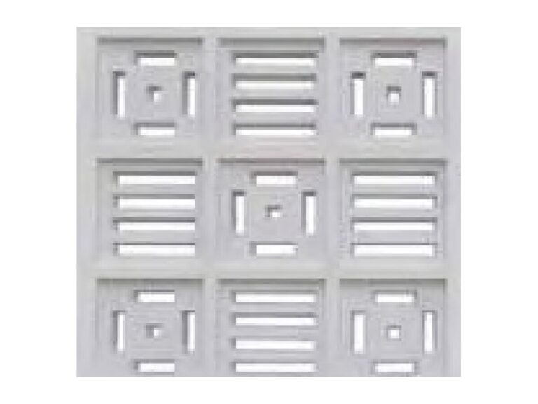 Square Motif GRC Screen — GRC jali design AG-27