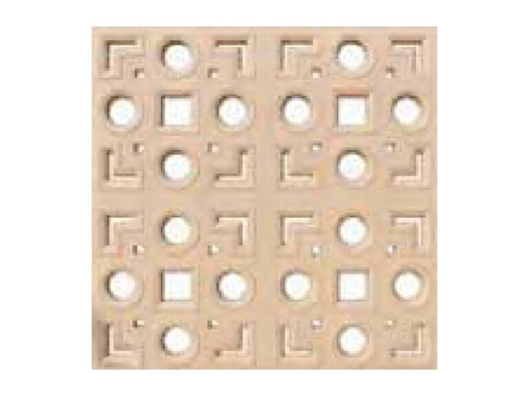 Square & Circle Cut GRC Screen — GRC jali design AG-29