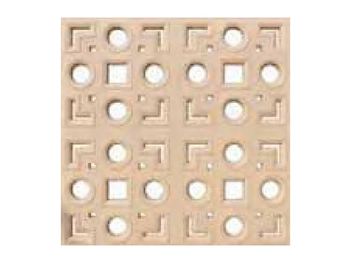 Square & Circle Cut GRC Screen — GRC jali design AG-29